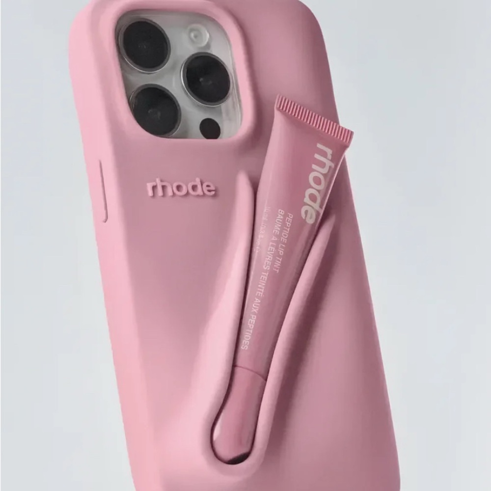 RHODE Silicone Case for iPhone 13, with 2 tubes tint included. Color RIBBON